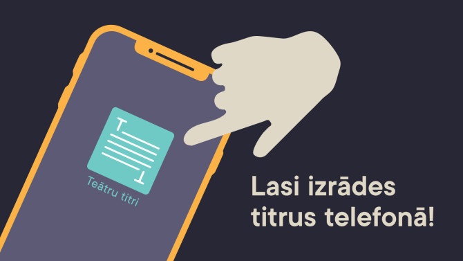 Izrādēm pieejami TITRI